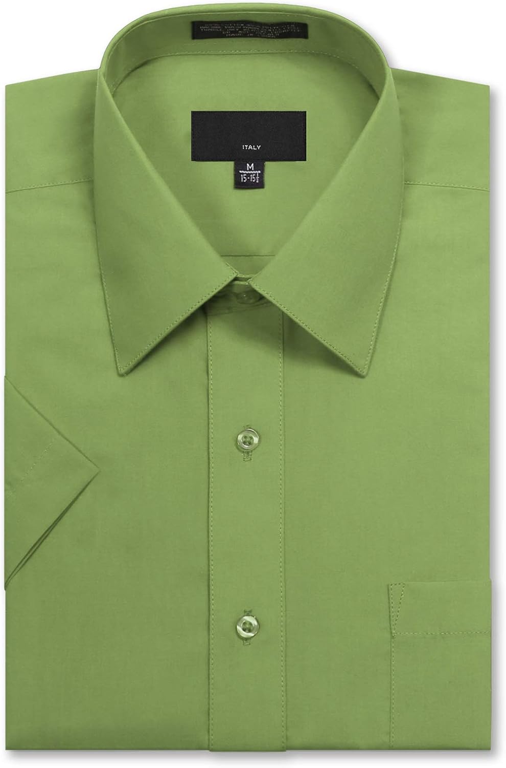 Green short sleeve dress shirt Clearance