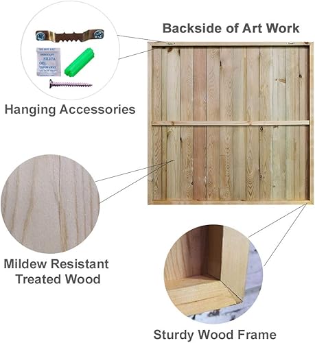 Miniatura 7 de Arte de pared de metal 3D – Cada pieza es una obra maestra original hecha a mano de metal galvanizado martillado, pintado a mano. Listo para colgar