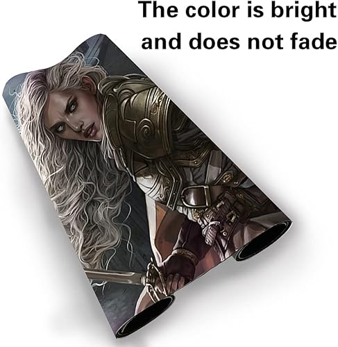 Miniatura 3 de Juego de mesa TCG Playmat tamaño 60X35 cm alfombrilla de mouse compatible con MTG RPG CCG Trading Card Game Play Mats Thalia,