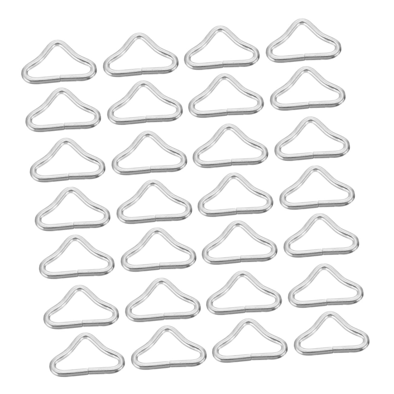 70 Piezas Hebillas Triangulares para Trampolín de Alta Resistencia de Anillos Metálicos con Resistencia la Corrosión Repuesto para Cama Elástica Fácil Instalación y Conexión