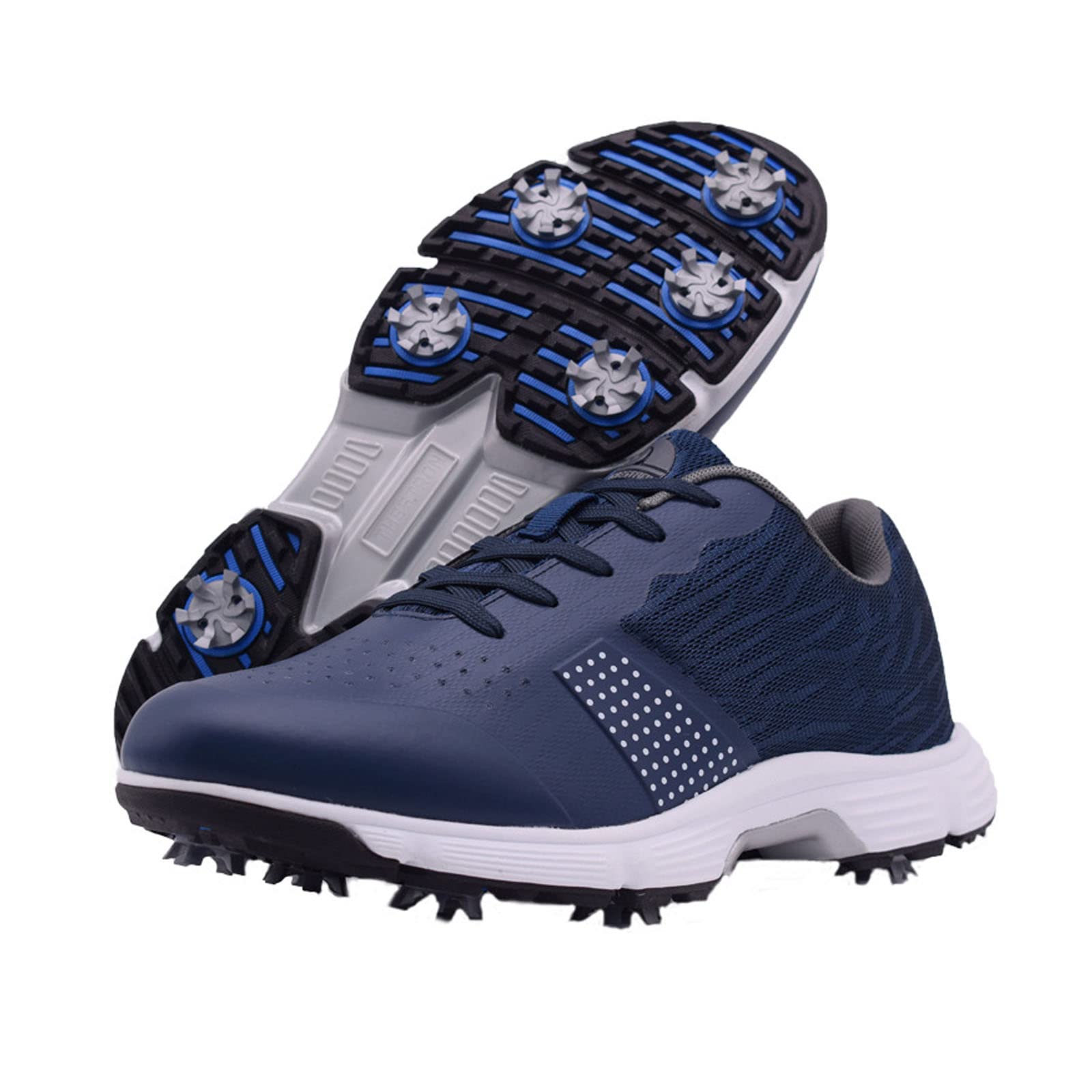 lzqpearl Golf Shoes, Four Seasons for Men, All Weather Boots with Golf Boots, Classic Puree Lace-Up Shoes, Professional Golf Sports Trainers-picture-20