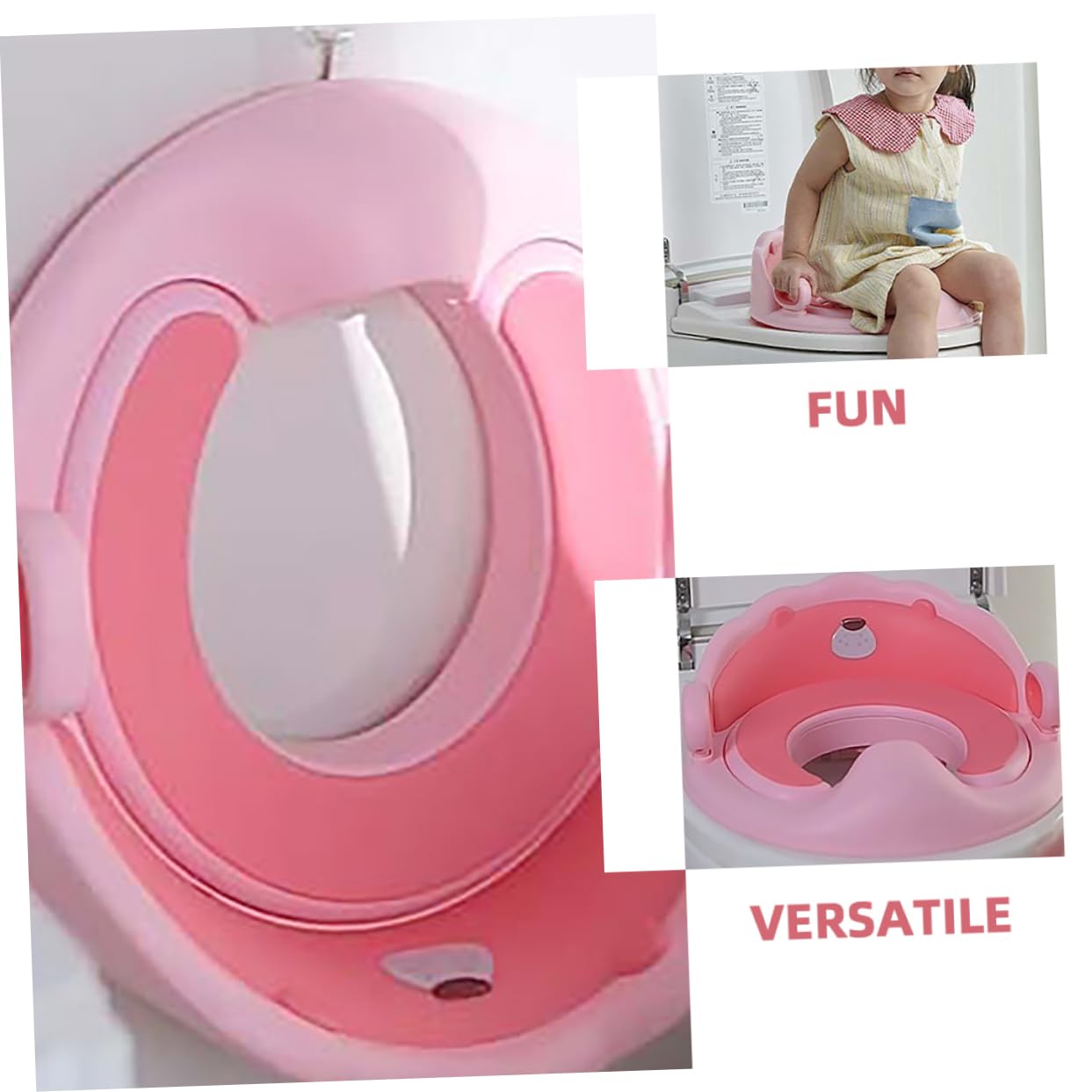 ibasenice Asiento De Inodoro Para Antideslizante De Tpe Cómodo Cojín Extraíble Fácil De Limpiar Para Bañera o Orinal Portátil
