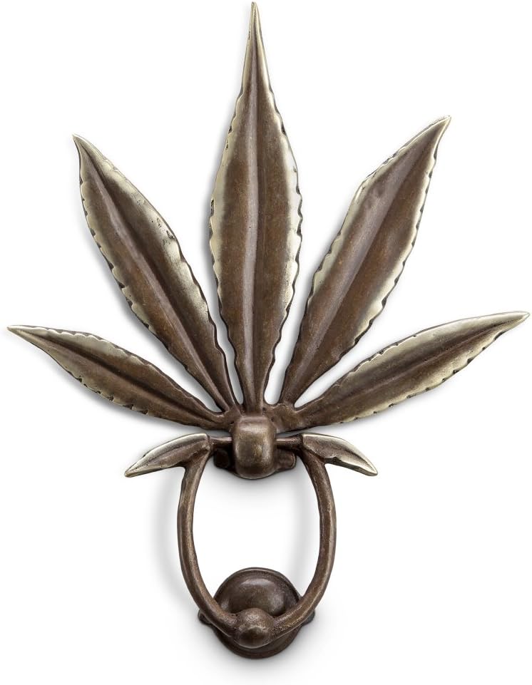 Brass Magic Leaf Doorknocker