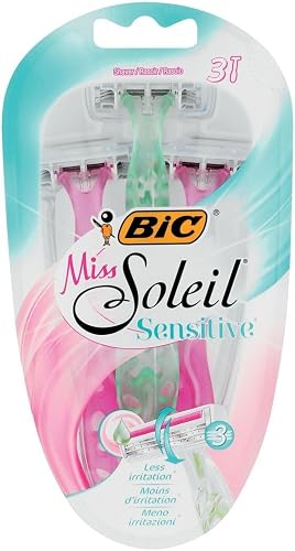 BIC Miss Soleil Sensitve 3 Razor Blade in Blister Pack