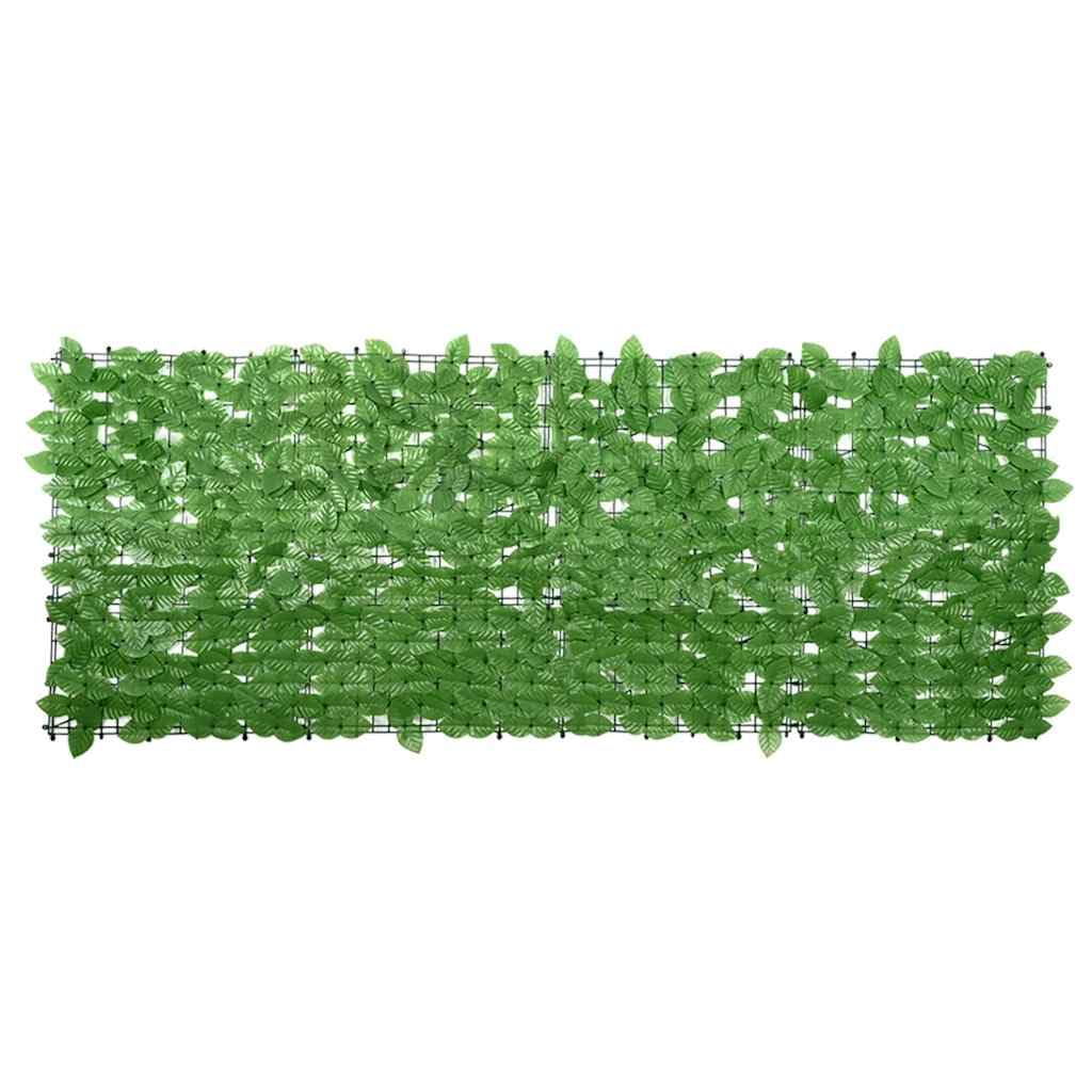 Écran de balcon protection vent et rayons UV avec brise-vue feuilles artificielles extérieur