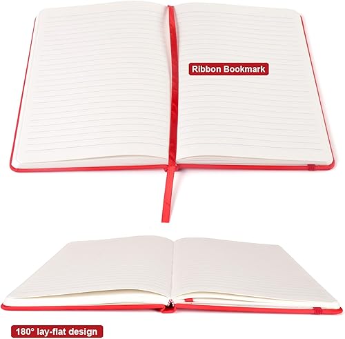 Miniatura 9 de Comix Cuadernos rayados, 240 páginas, 5.5 x 8.3 pulgadas, azul marino, cuadernos A5 de tapa dura mediana, cuadernos clásicos con rayas