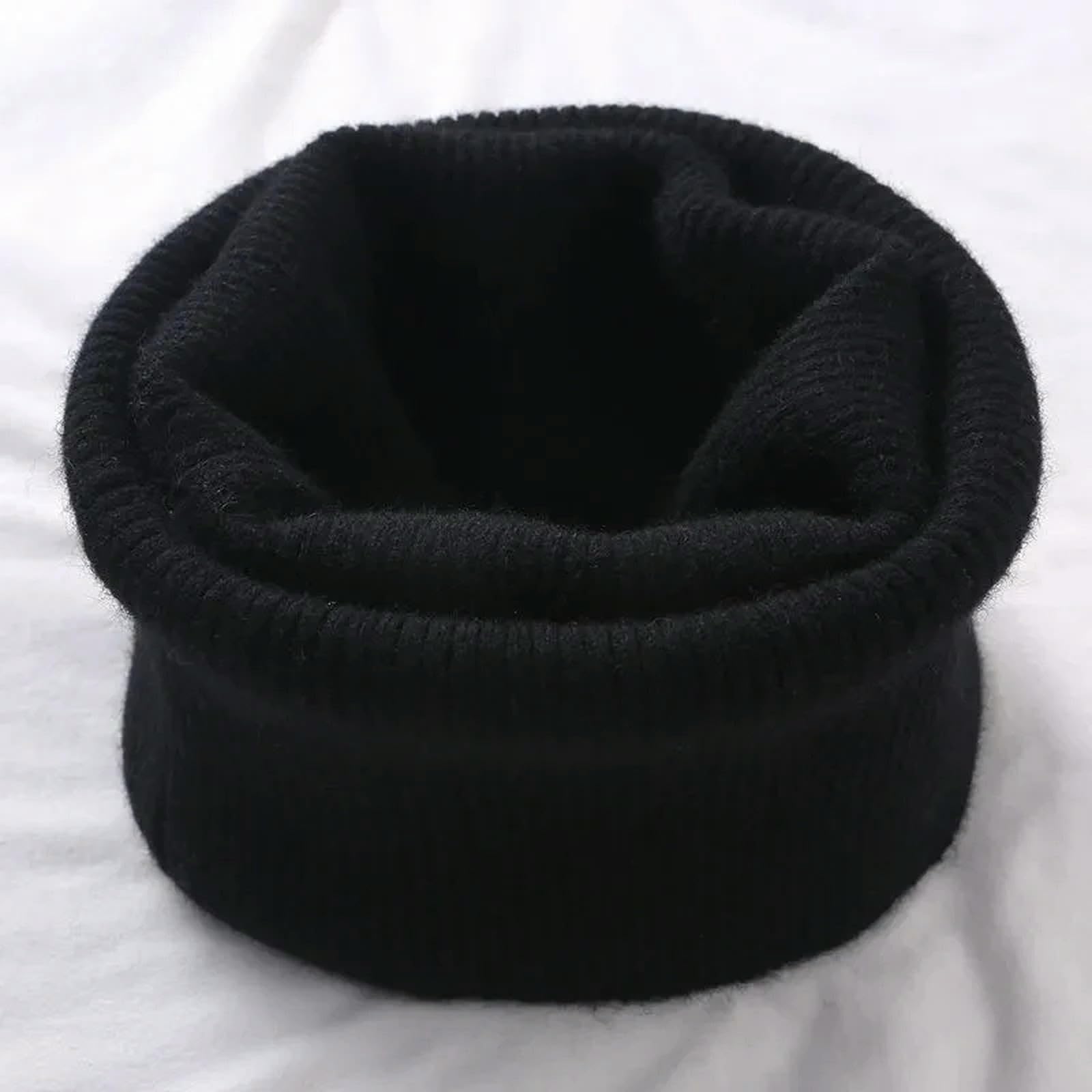 MdybF Sciarpa donna Sciarpa Calda Uomini Donne Inverno Collo Spesso Protegge Elastic Knit Sciarpa