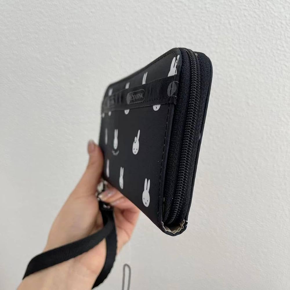 LeSportsac ミッフィー柄 長財布 ブラック LeSportsac ミッフィー柄 長財布 ブラック - メルカリ