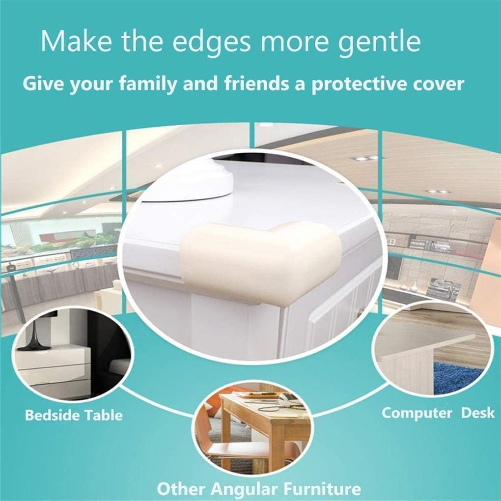 Corner Protector Baby Proof | Corner Guard Child Safety for Babies, Toddlers, Kids | Foam Corner Covers for Furniture, Table, Desk | 8 Pack (Ivory White) image 2