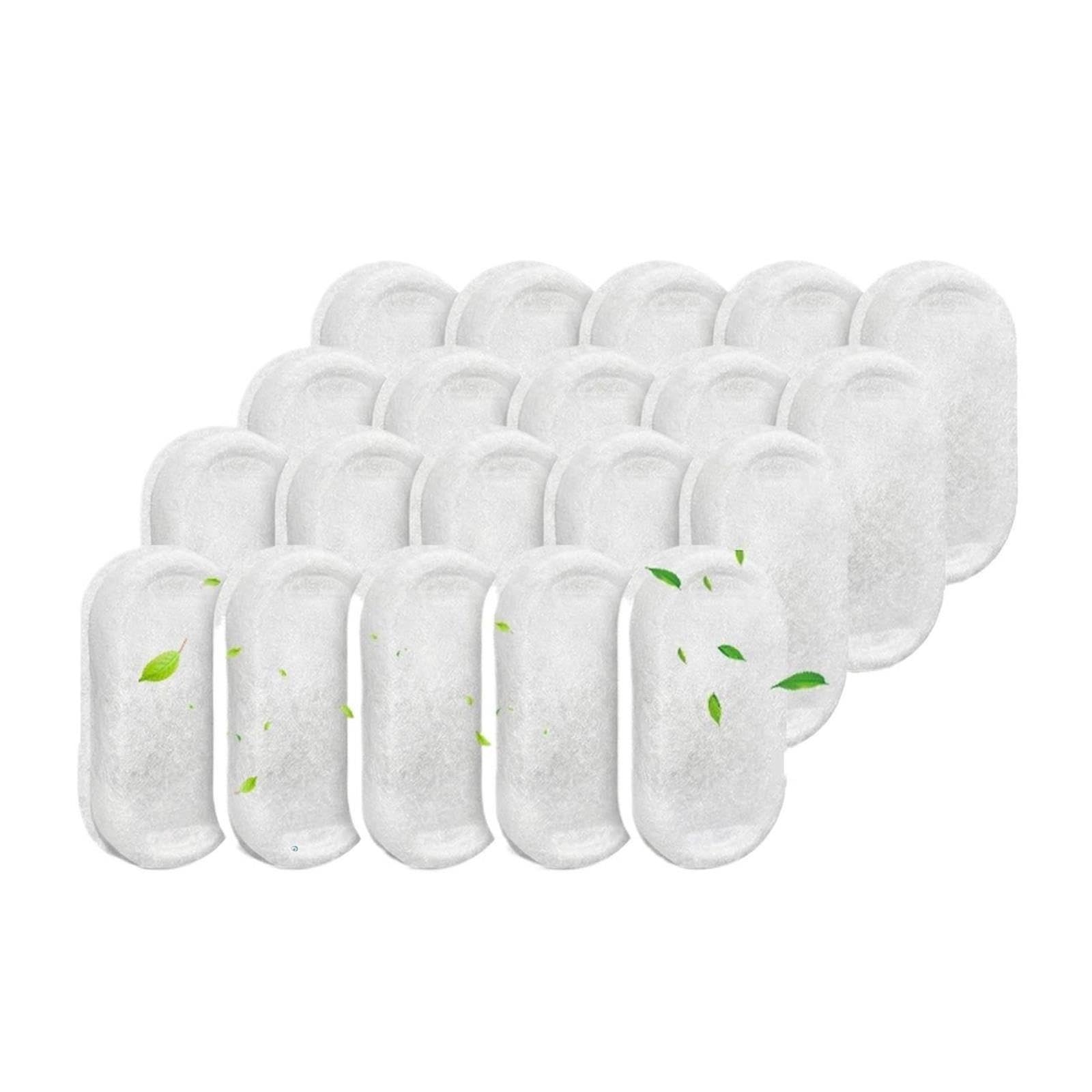 HIZON Filtri di Ricambio for fontane for Animali Domestici | Filtri in spugna di carbone attivo(20pcs)