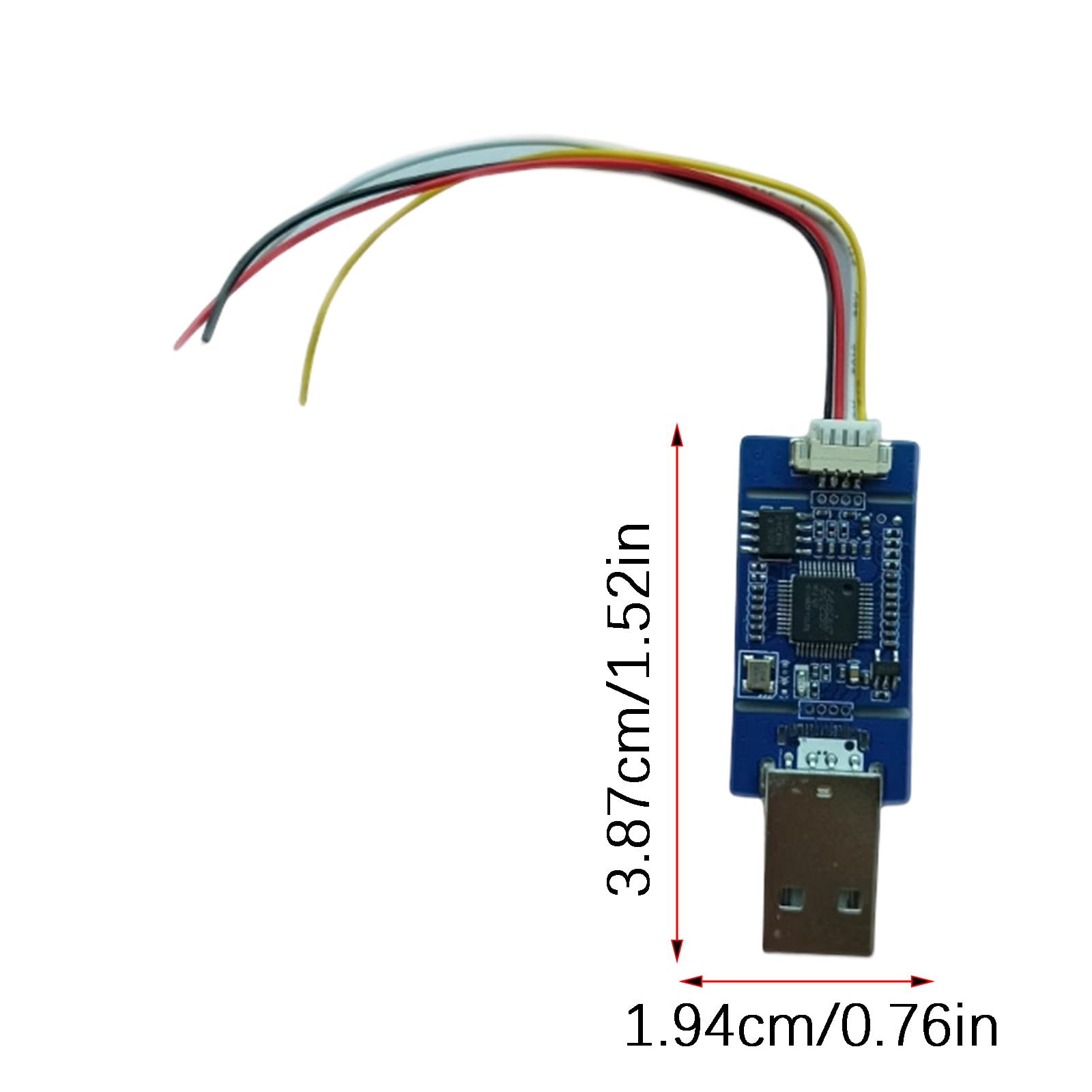 Carte de transfert vidéo compacte avec câble à quatre fils, USB C AHD