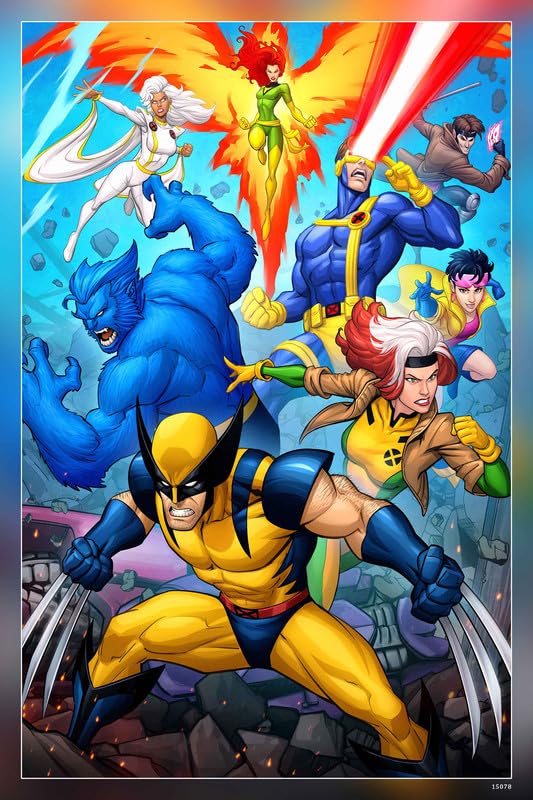 POSTERDADDY Patrick Brown Fan Art Wolverine X Men Cyclops Poster