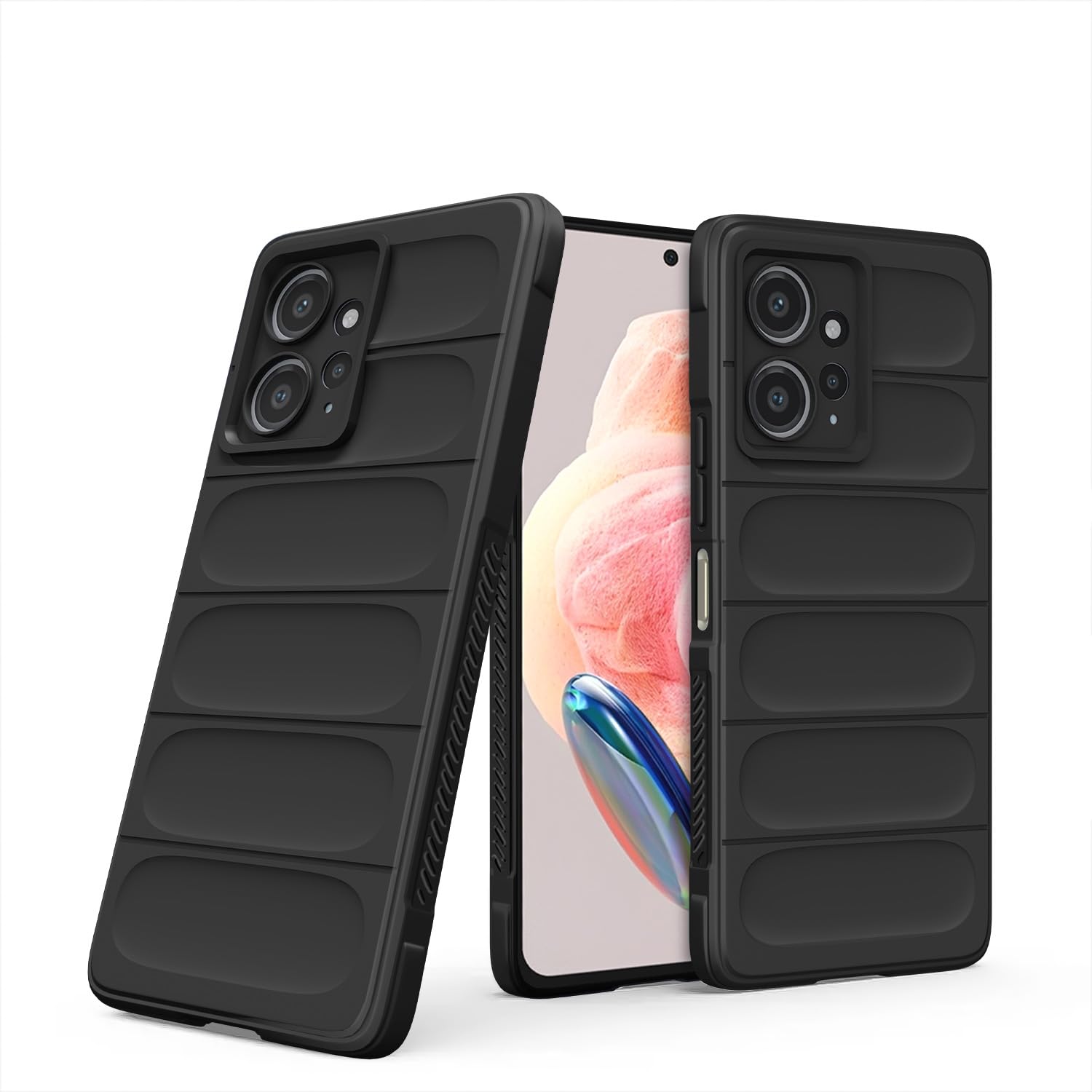 Pikkme Redmi Note 12 4G Back Cover Soft Matte Liquid Silicone TPU | Camera Protection | Shockproof Slim Back Case for Redmi Note 12 4G (Black) (B0CBWZ4NS9) Amazon Price History, Amazon Price Tracker