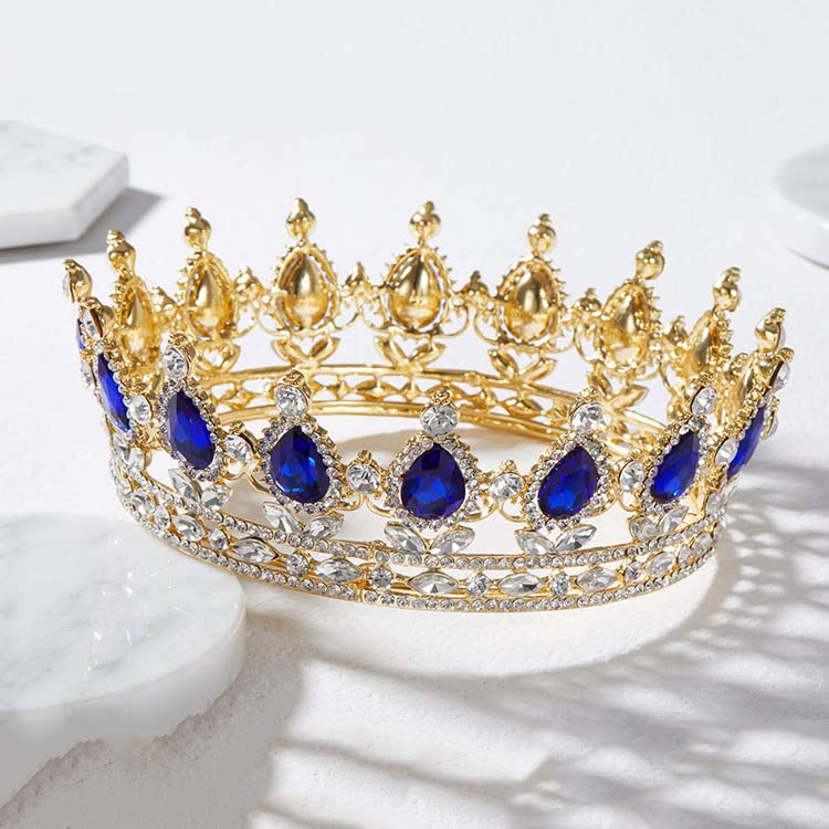 Accesorio de pelo para novia estilo corona clásica con pedrería 2