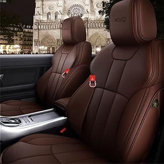 Heavy Nappa Leather Luxury Car Seat Cover Compatible with Mahindra Thar Full Coffee (5 Year Warranty) - D082/113