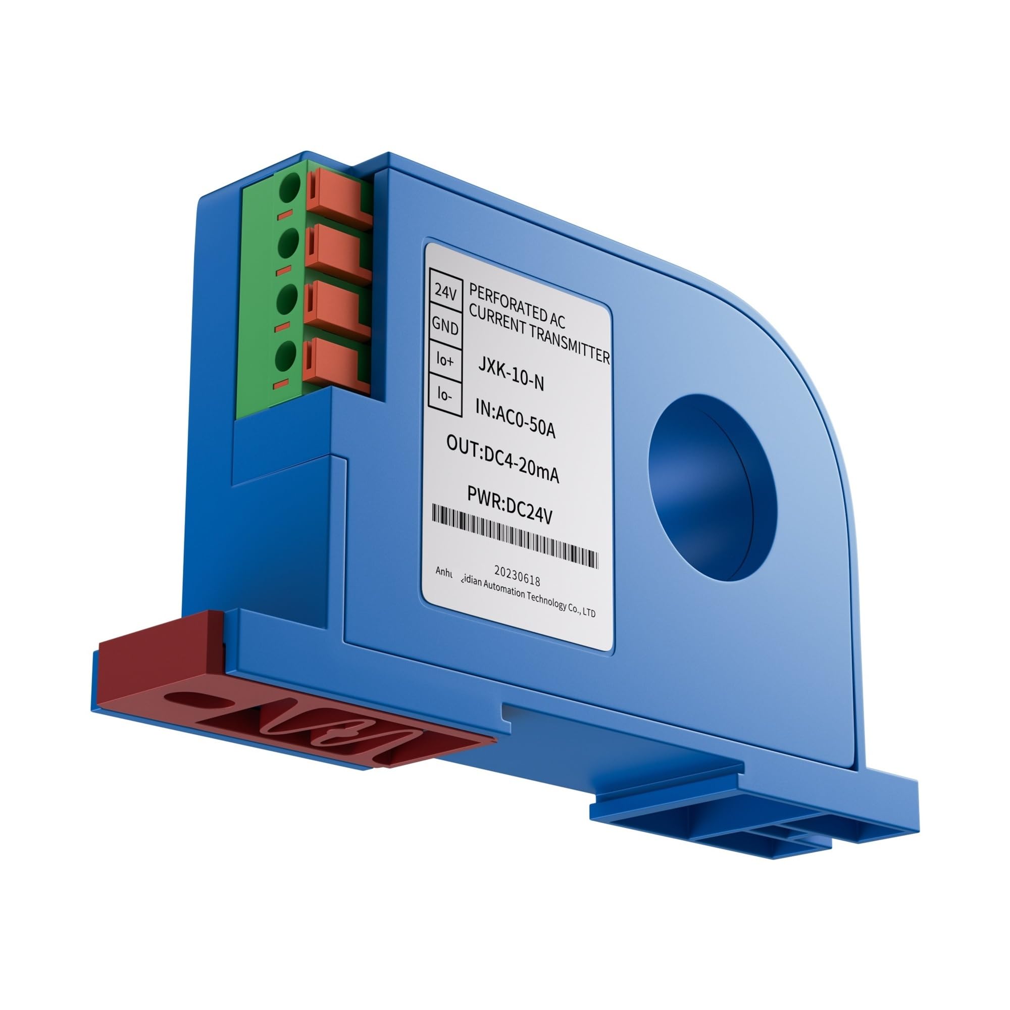 Przetwornik prądu stałego na RS485 4-20 mA 0-10 V 0-5 AC 0-50 A 0-100 A 0-200 A Czujnik 20 mm/35 mm (0-10 V, DC 0-150A-DC24V)