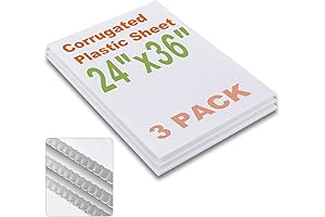 Falling in Art 24x36 Corrugated Plastic Board, Premium Corrugated Plastic Sheet, 3/16...