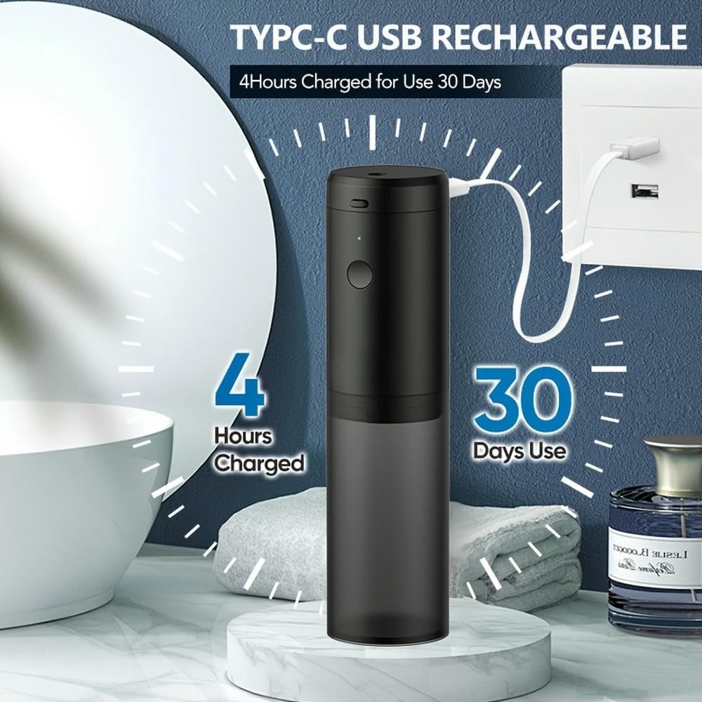 Irrigador bucal portátil, Recargable por USB, Limpiador Dental eléctrico inalámbrico, 3 Modos, 3 boquillas, Capacidad de 127 g, sin formaldehído, Elimina la Placa Dental para Viajes.