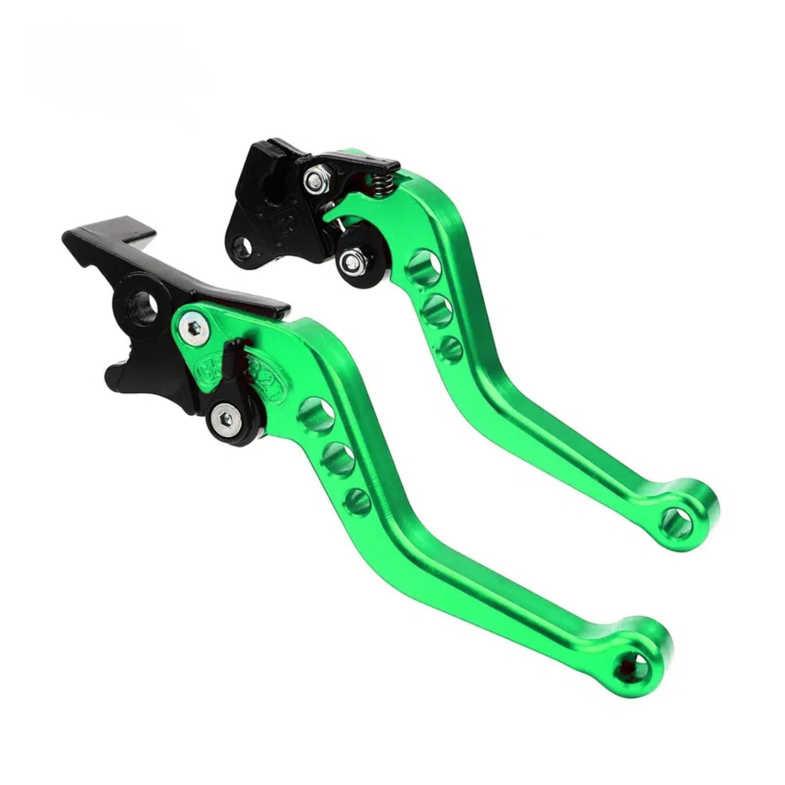 ZhanNuoBHd Brake Clutch Lever for Suzuki CNC Motorcycle Adjustable Brake Clutch Levers Motorbike Brake Lever Handle Bar Motor Grips(Green)
