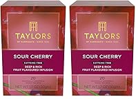 Vista 12 de Taylors of Harrogate té verde hibisco blanco y melocotón, 20 bolsas de té (paquete de 3)