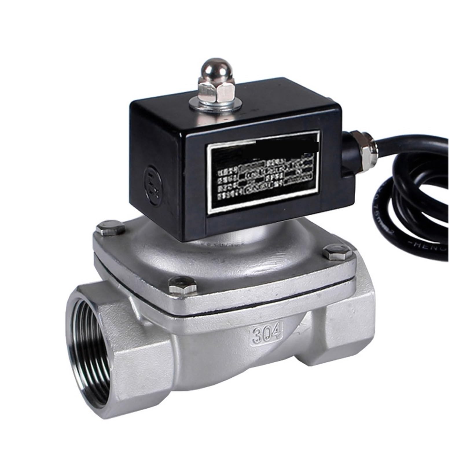1-1/4" Normally Closed Explosion Solenoid Valve DN32 304 Stainless Steel Solenoid Valves for Gas