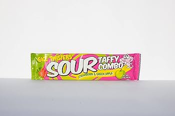 Amazon.com : Face Twisters Sour Taffy Combo Strawberry and
