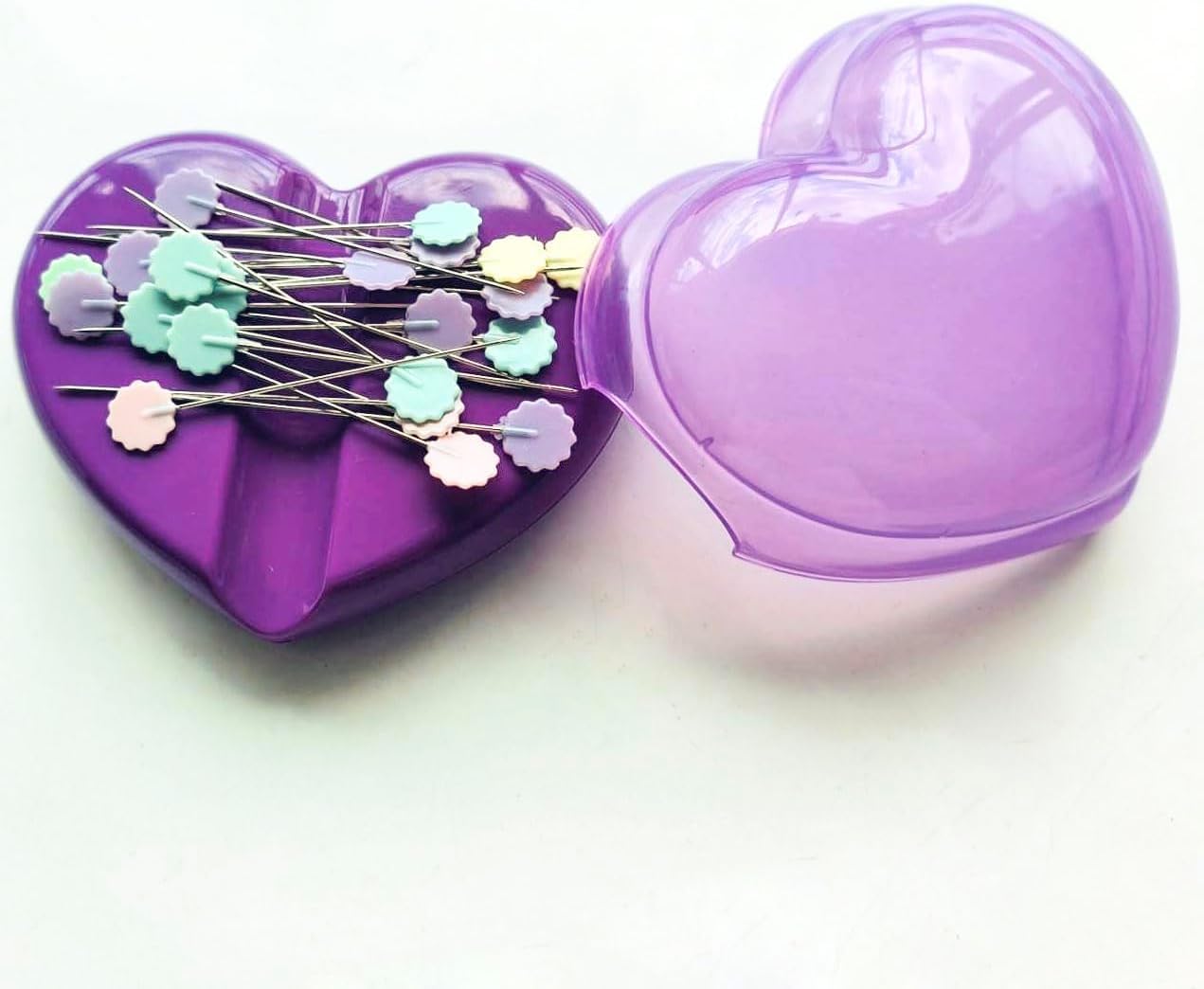 Bequilter Sewing Pin Cushion with 10pcs Flower