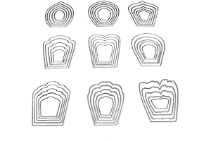 Healifty Cutting Dies for DIY Paper Flowers