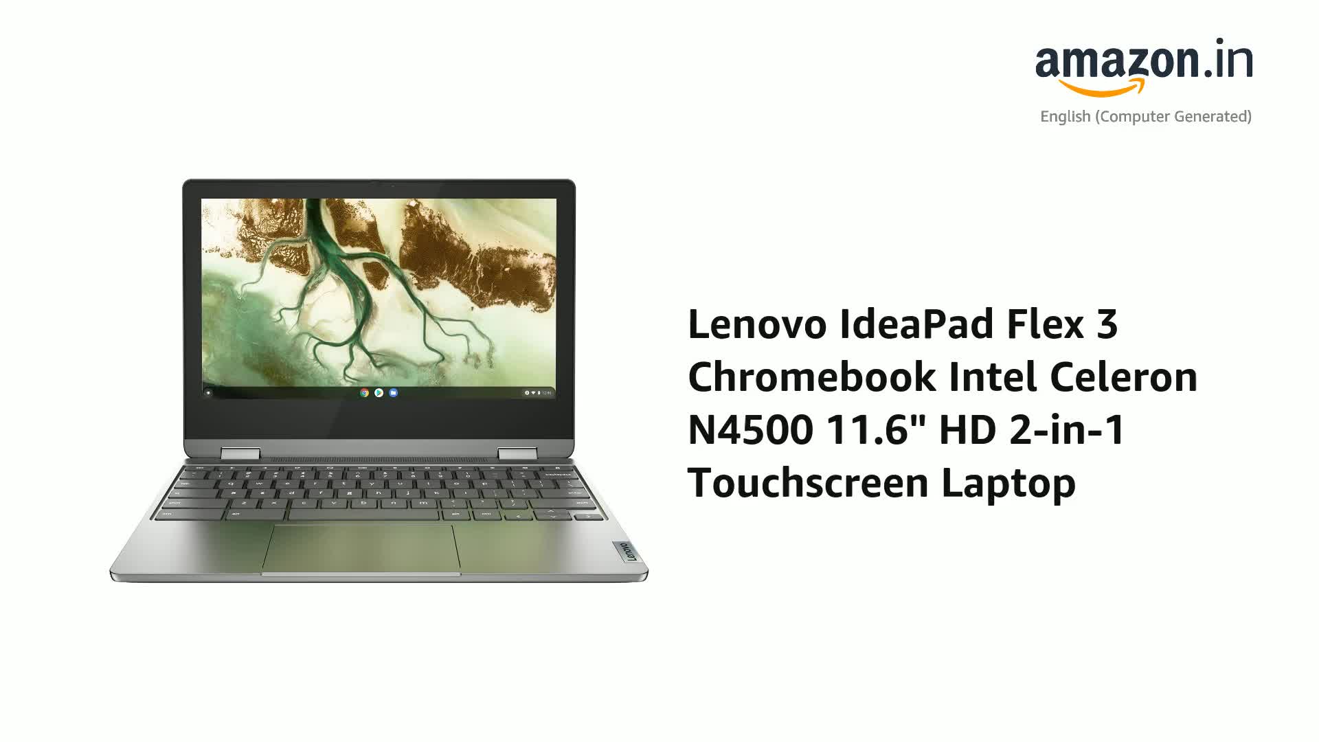 Lenovo IdeaPad Flex 3 Chromebook Intel Celeron N4500 11.6