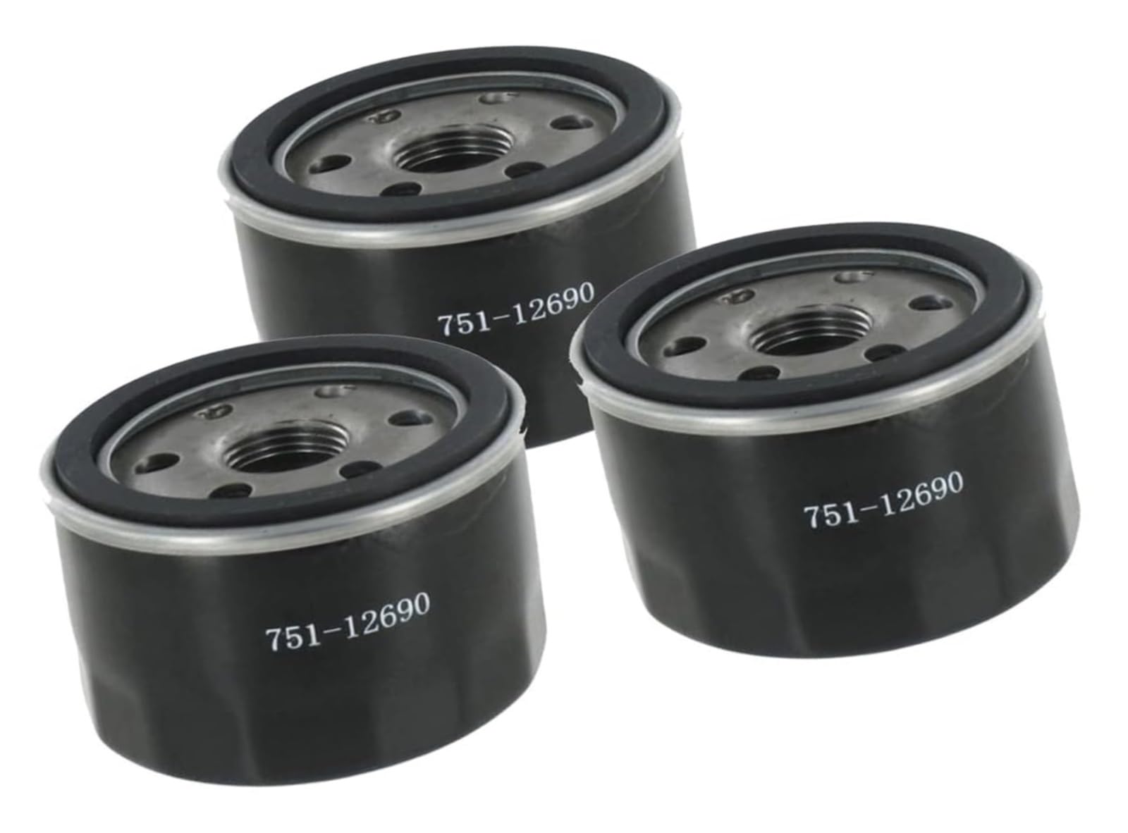 Reemplazo de filtro de aceite for motores MTD 751-12690 751-11501 951-12690, compatible con cortacésped y tractores de jardín(Pack of 4)