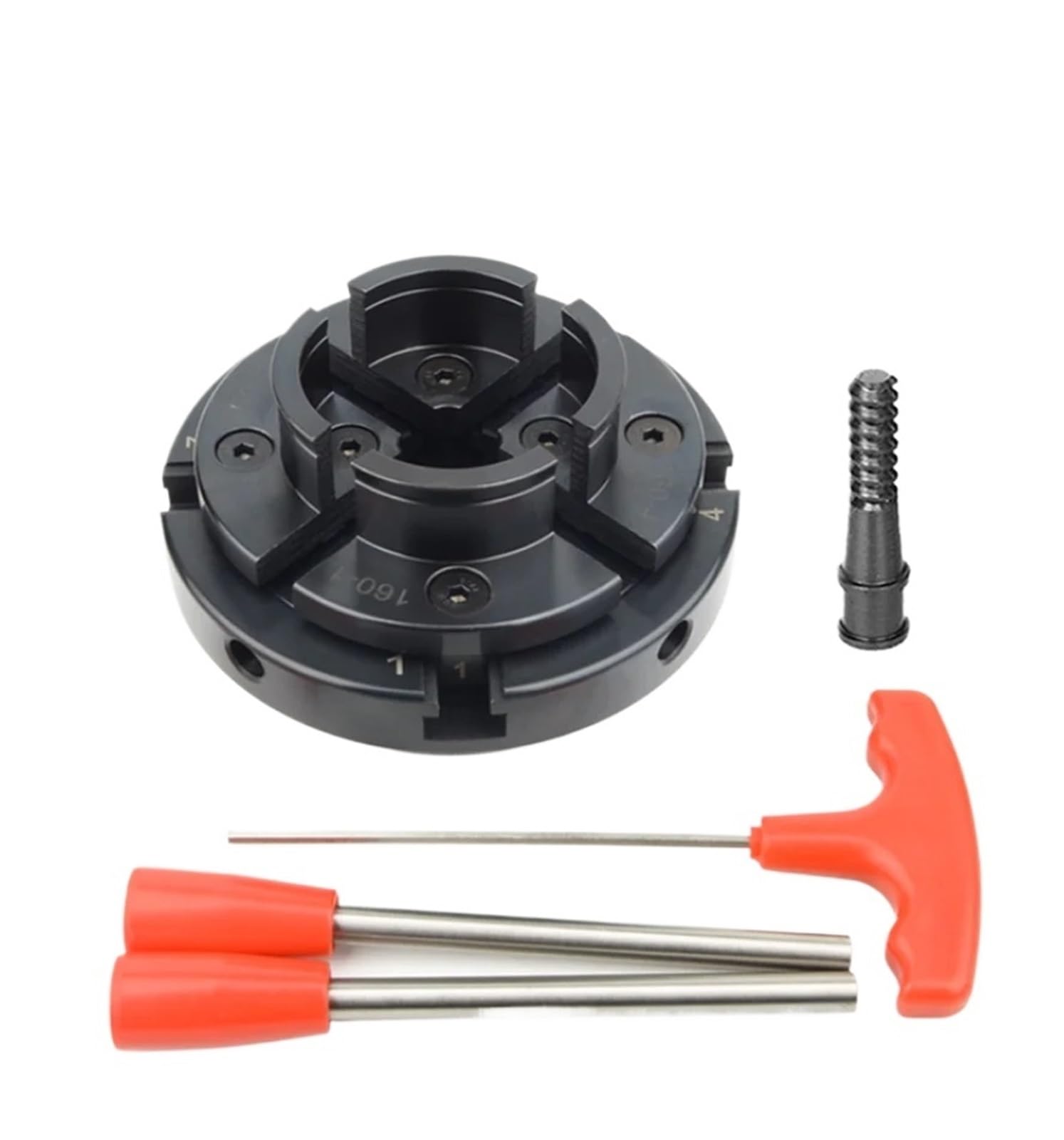 100mm 4-Jaw Wood Lathe Chuck Self-Centering Turning Accessory(M33x3.5mm)