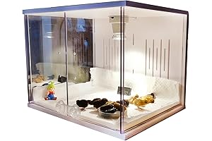 Temperature Adjustable Chick Duckling Brooder Kit for Hatchery, Independent Heating Lamp Set...