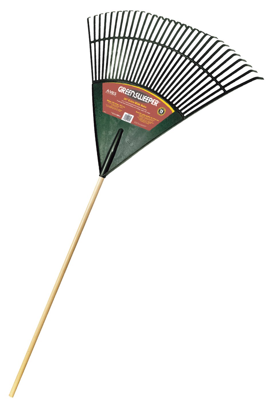 Ames True Temper Green Sweeper Lawn Rake with 48" Handle