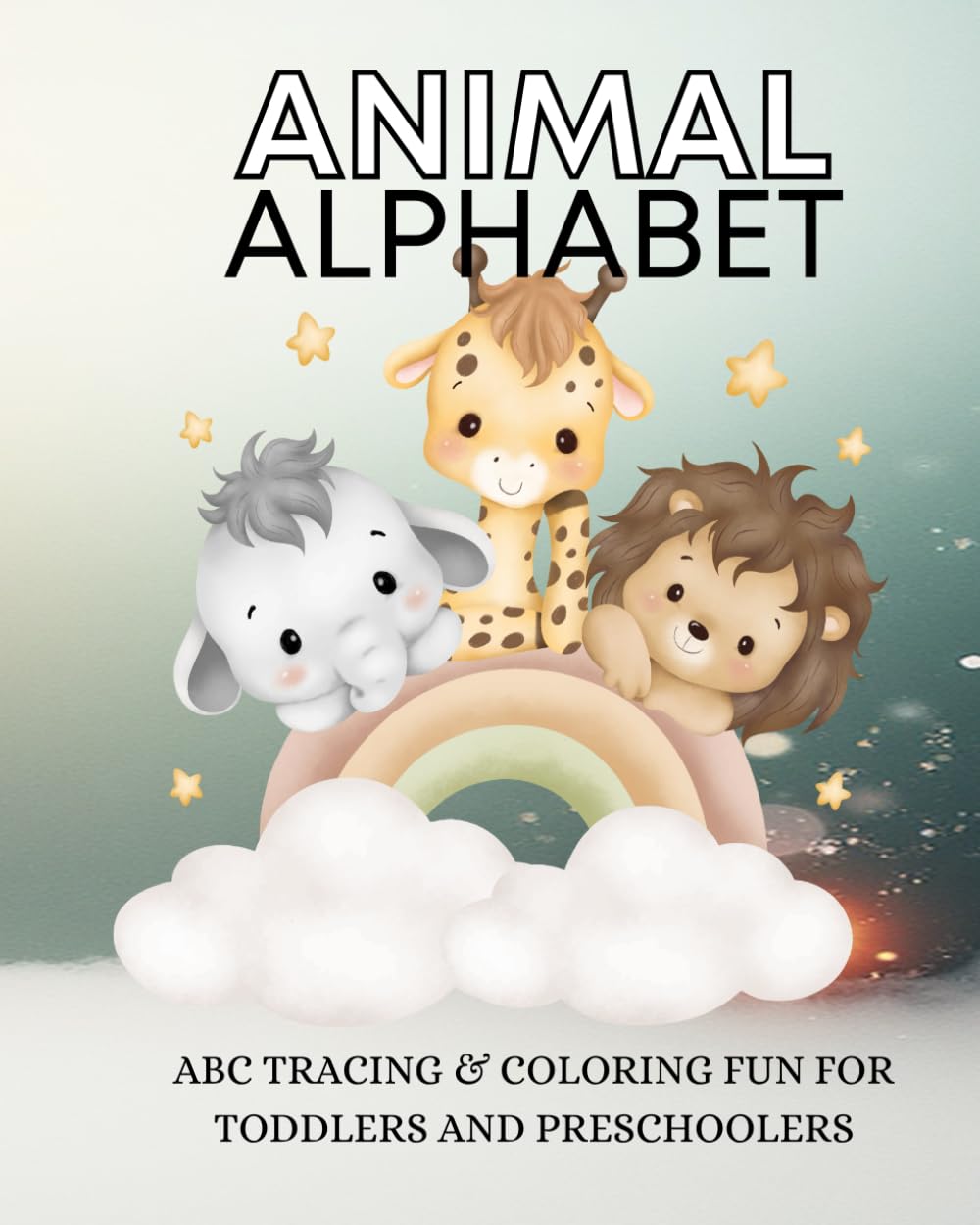 Animal Alphabet Coloring Book for Kids: ABC Tracing & Coloring Fun for Toddlers and Preschoolers