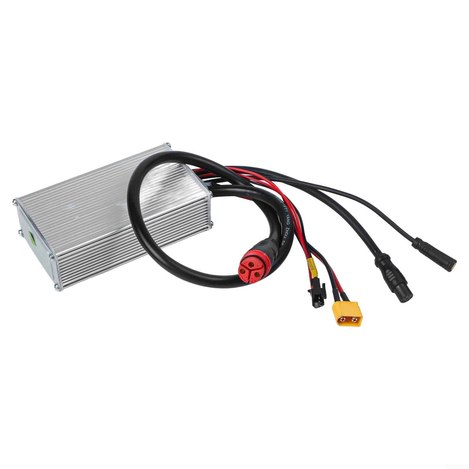 48 V 30 Amp Brushless Ebike Controlador de onda sinusoidal para Bafang para G062 Hub Motor 750W 1000W FAT Motor Carcasa de aluminio con alambre de lámpara