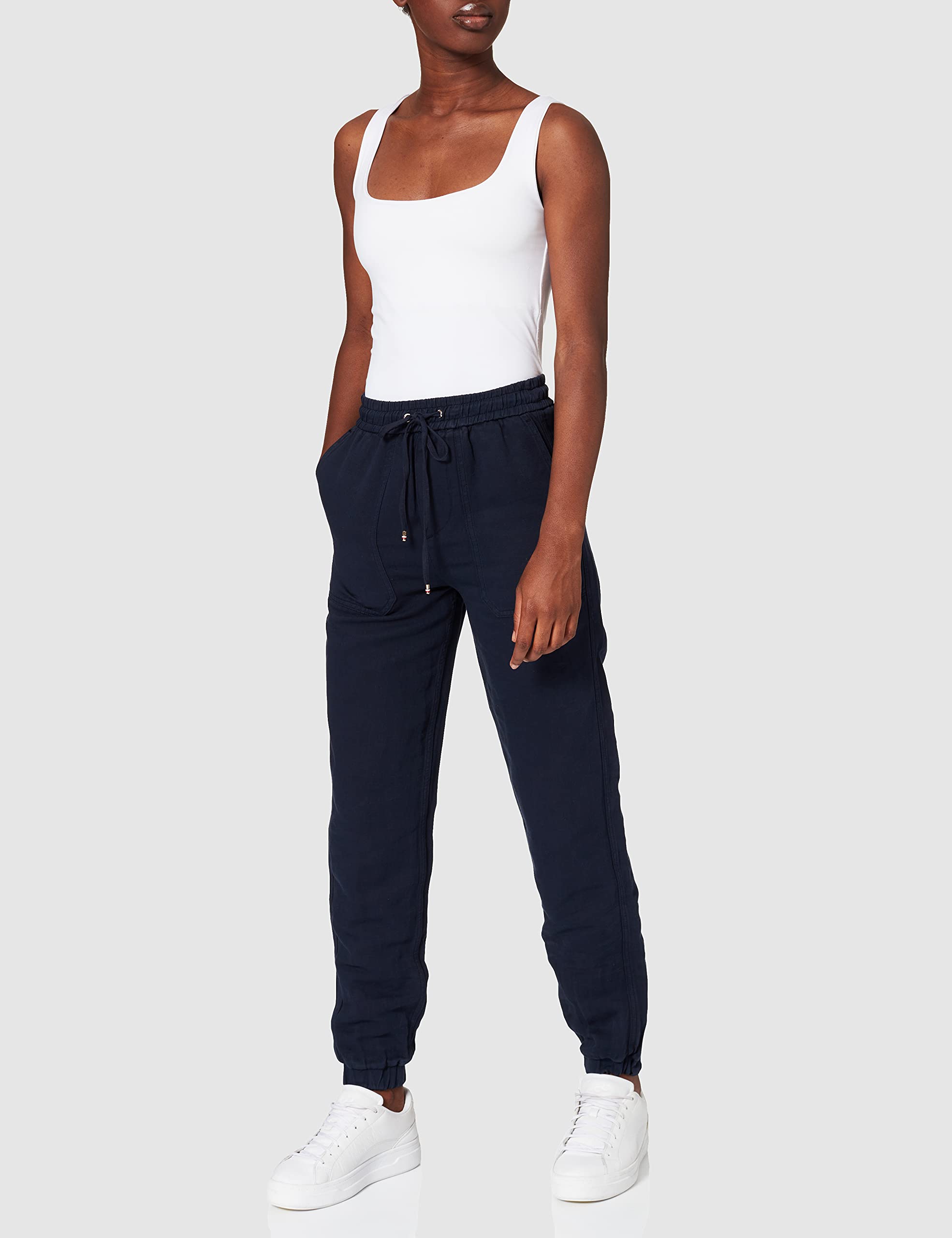 Tommy Hilfiger Soft Co Straight Pull on Pant Regular Pantalons Femme