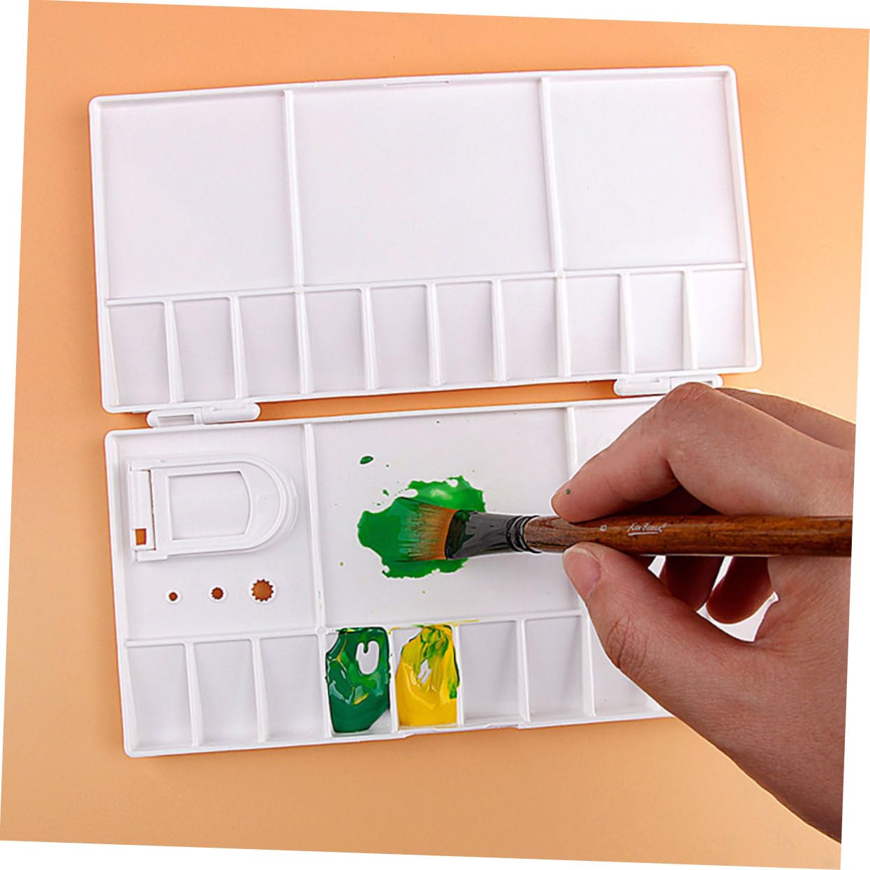 5 Series Caja para Pintura De Acuarelas Y Pigmentos Estuche De Almacenamiento para Pintura Acrílica Y Gouache Herramienta De Arte para Estudiantes Y Artistas 2 Piezas X 5