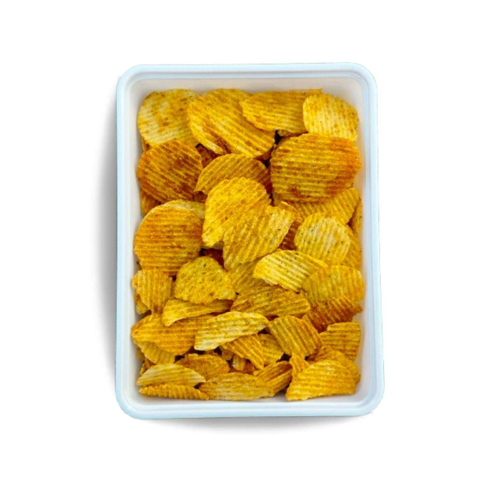 Sish Desi Crispy & Tangy Chilli Lemon Flavoured Potato Chips 100 gm Box | Bengal Local Karigar Made Namkeen Snacks | Low Oil | Gluten Free & Vegan Friendly (100g)