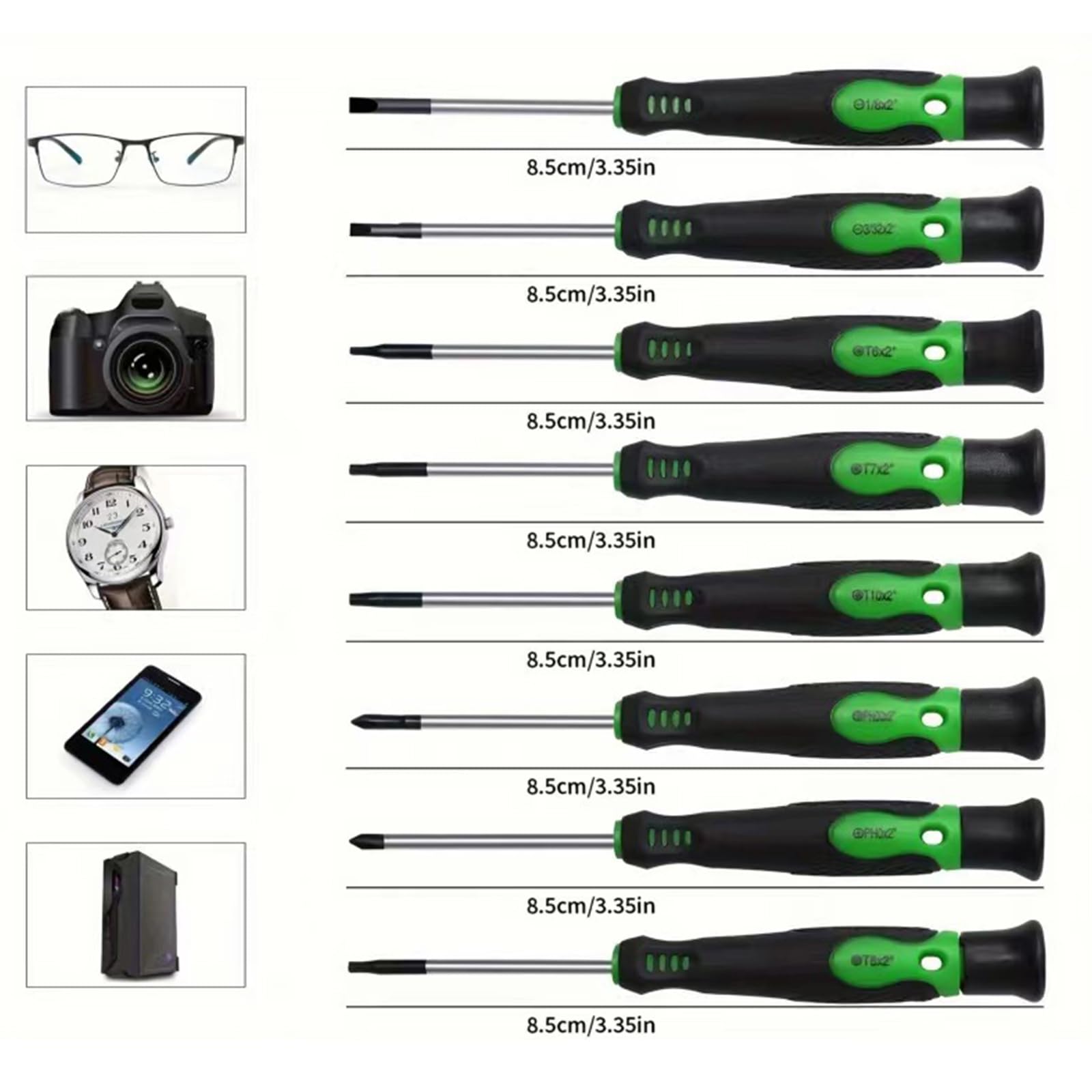 Set di cacciaviti magnetici, 118 pezzi, di precisione, Torx