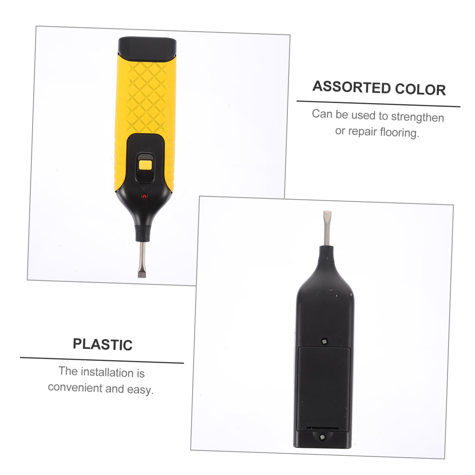 GLEAVI Kit Riparazione Parquet e Pavimenti in Plastico, 16 Pezzi, per Giunti e Graffi, Cera, Raschietto e Spugna, per Casa