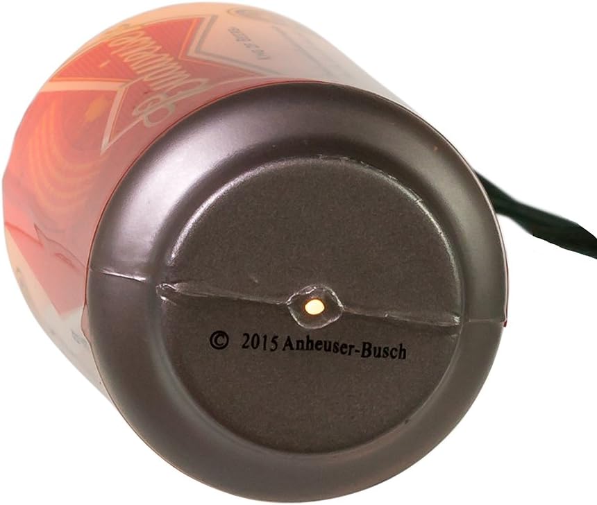 Budweiser Kurt Adler 10-Light Can Light Set