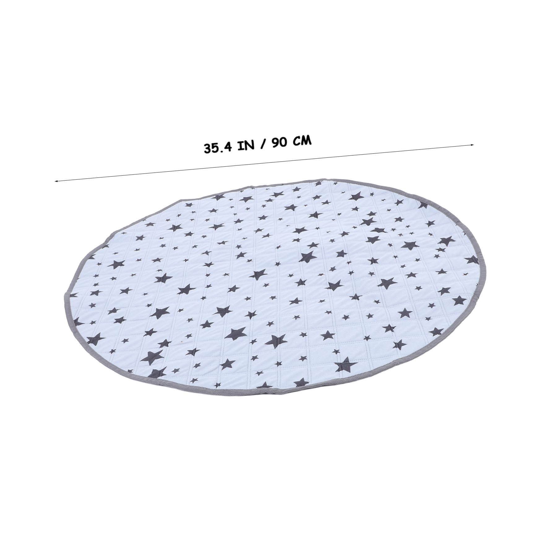 Tappetino Lavabile per Urina Animali Rotondo, Antiscivolo | Flanella, Riutilizzabile, 35, 37x35, 37 Pollici, per Cani, Gatti e Piccoli Roditori