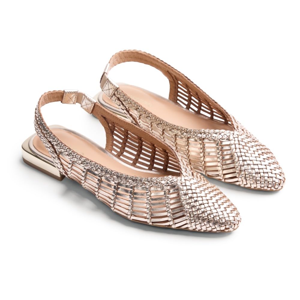 GIOSEPPO Maipo, Women's Mary Jane Flats, Platinum, 36 EU