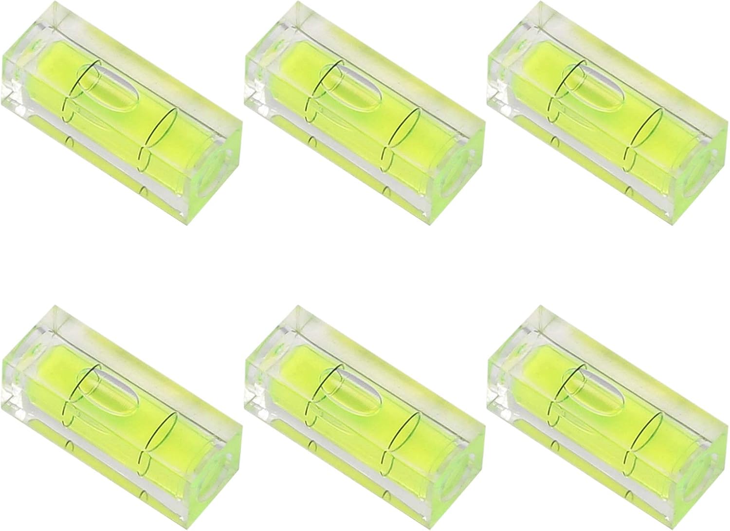 DEVMO 6xSquare Mini Spirit Level Bubble Small Leveller for Leveling Tubular 40mm