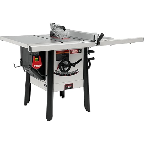 JET ProShop II 10-Inch Table Saw, 30-Inch Rip, Cast Wings, 1-3/4 HP, 120V 1Ph (JPS-10)