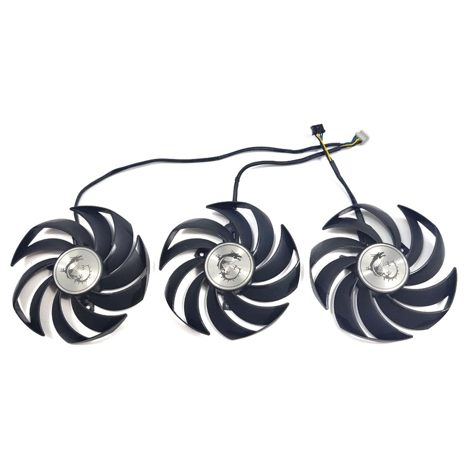 PLD09210B12HH RX 6800XT Gaming X Trio Fan for MSI RTX 3060 3060 Ti RTX 3070 3080 3090 Ti Gaming X Trio Graphics Card Cooling Fan PLD09210S12HH (Fan-A)