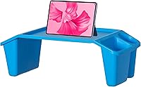 Vista 5 de Basicwise QI003253BL - Bandeja de escritorio para niños, mesa de actividades portátil, color azul