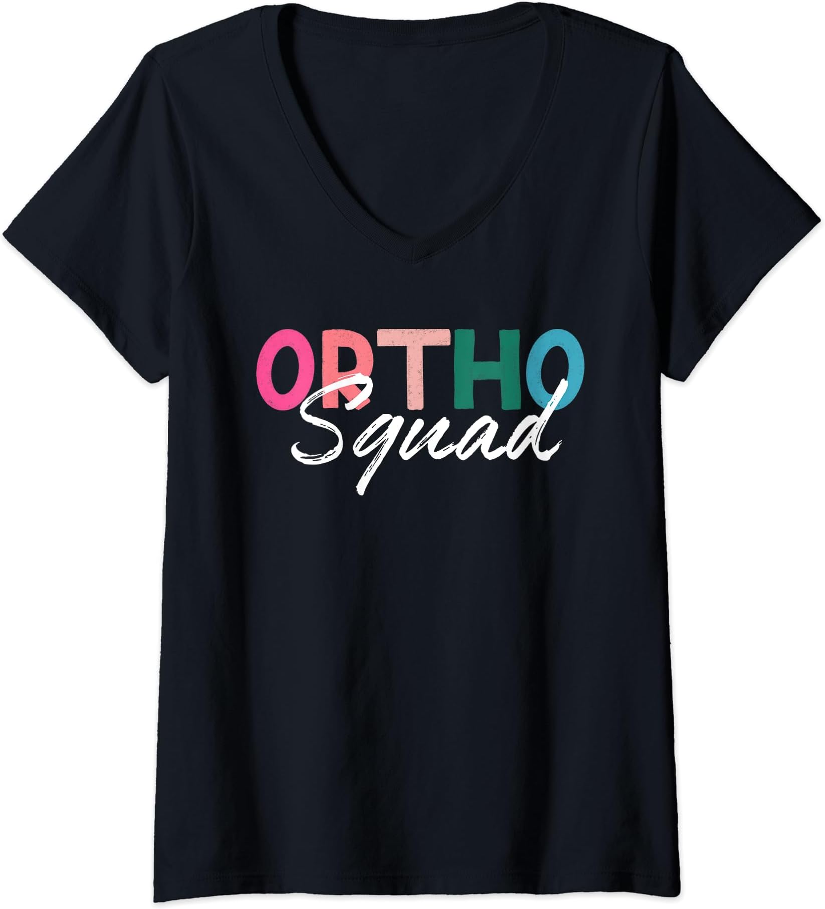 Ortho Squad Orthopedics Doctor Nurse Assistant Medical V-Neck T-Shirt