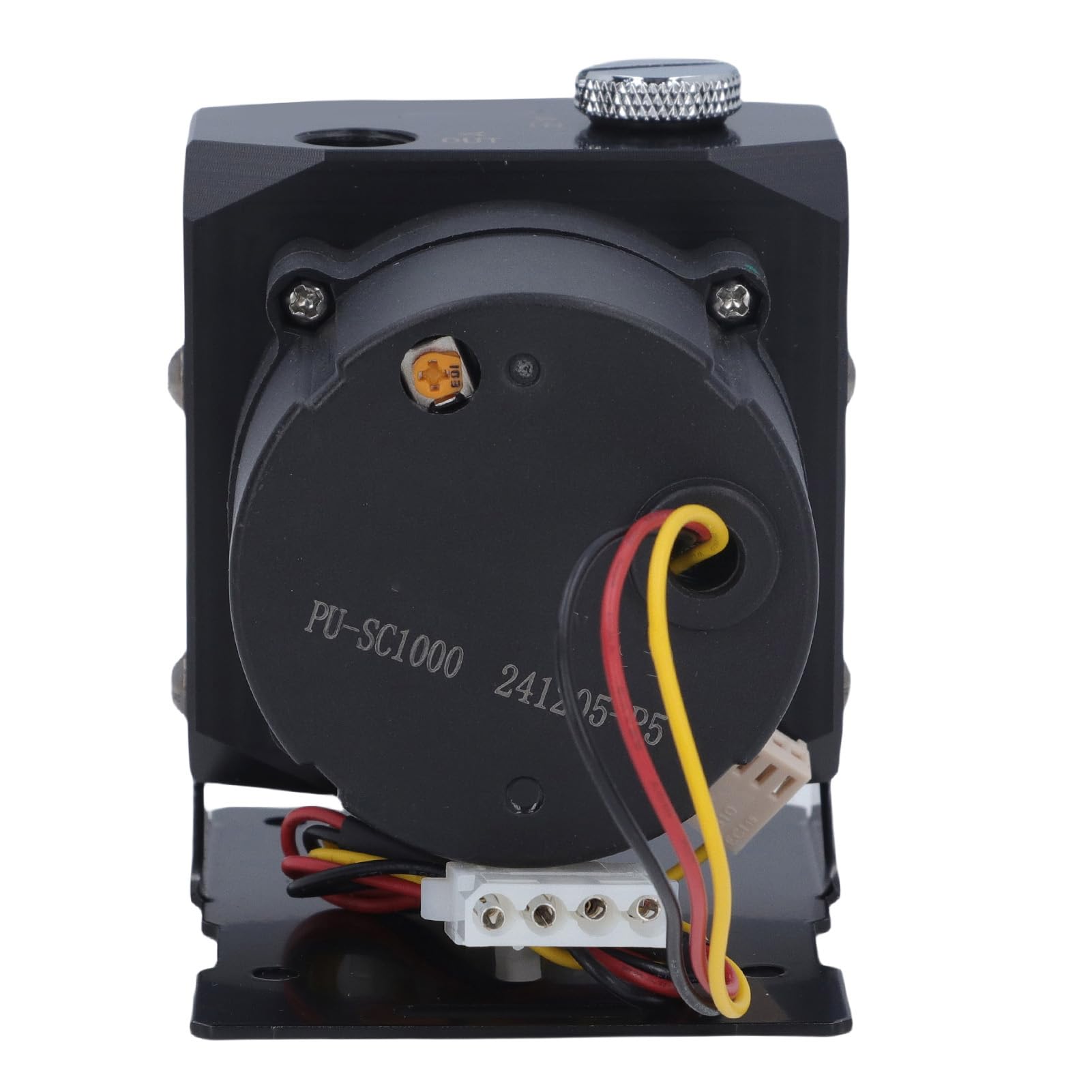 Aramox Pompa Chłodzenia wodą, ABS Pompa Chłodzenia wodą Komputera 1200L H 6M Podnoszenie 18W Regulacja Prędkości G1 2 Porty do Gier Komputerowych i Wysokowydajnych Systemów