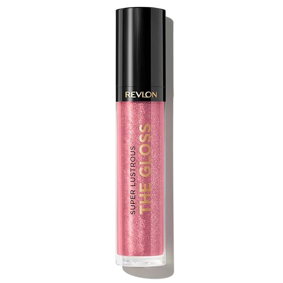 Revlon Lip Gloss, Super Lustrous The Gloss, NonSticky, High Shine Finish, 301 Rose